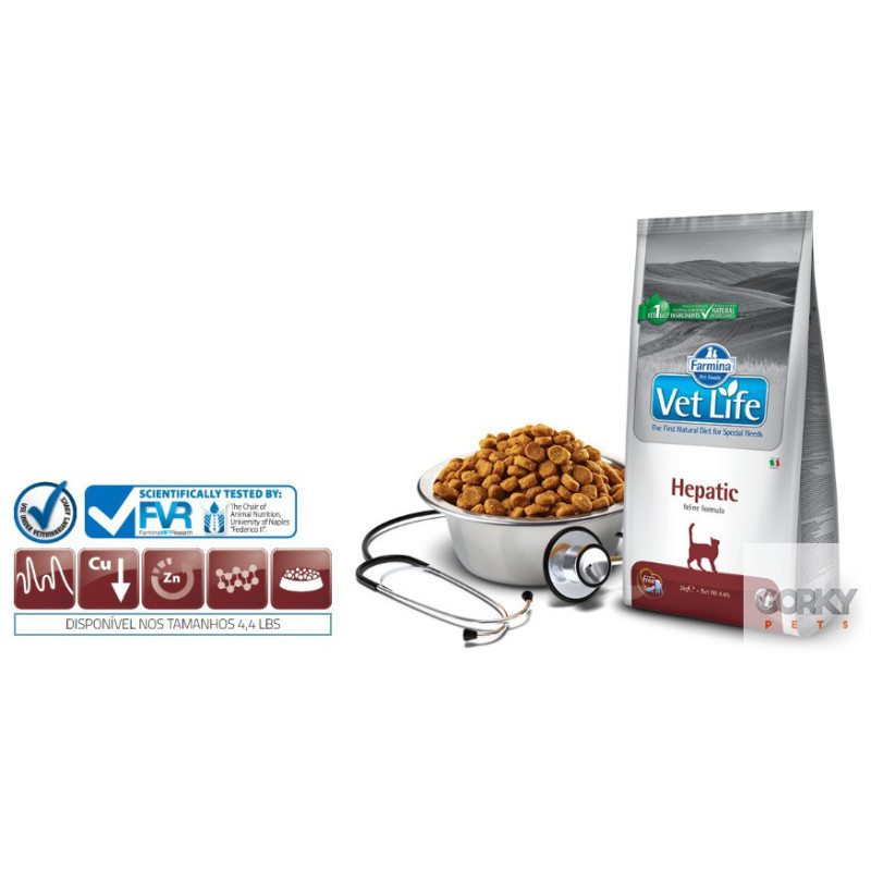 Farmina Vet Life Cat Hepatic – Ração Veterinária