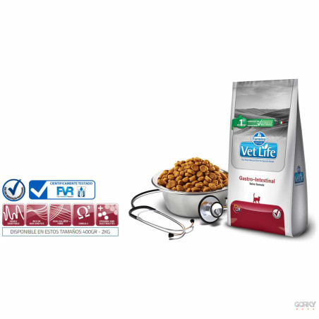Farmina Vet Life Cat Gastrointestinal – Ração Veterinária