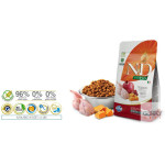 Farmina N&D Pumpkin Quail, Pumpkin & Pomegranate – Ração Sem Cereais para Gatos Adultos