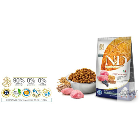 N&D Dog (LG) Puppy Medium-Maxi - Borrego