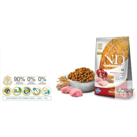 Farmina N&D Chicken & Pomegranate Puppy Mini | Ração Superpremium