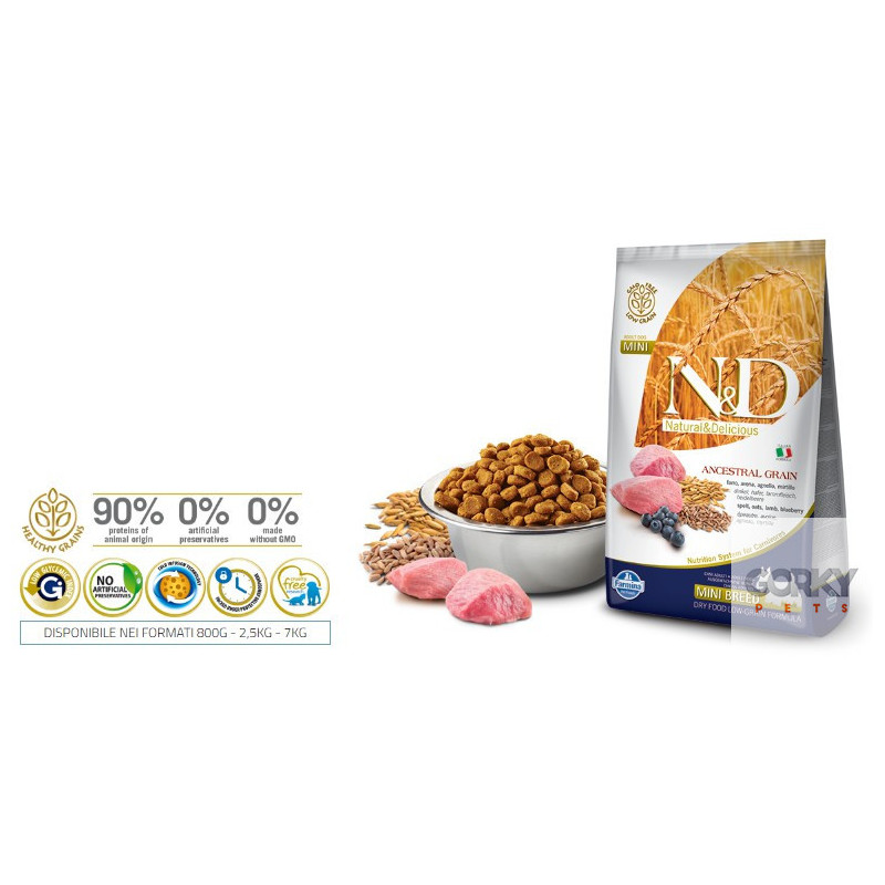 N&D Dog (LG) Adult Mini - Borrego | GORKY PETS