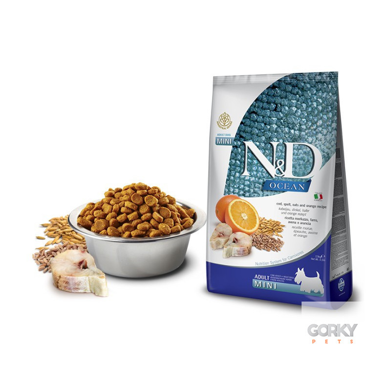 N&D Dog (LG OCEAN) Adult Medium-Maxi - Bacalhau | GORKY PETS