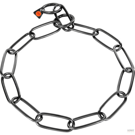 Coleira Elos Compridos 4mm em Aço Inox - HS Sprenger | GORKY PETS