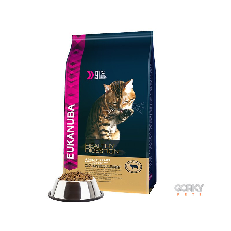 Eukanuba Cat Adult Healthy Digestion – Ração para Gatos com Digestão Sensível