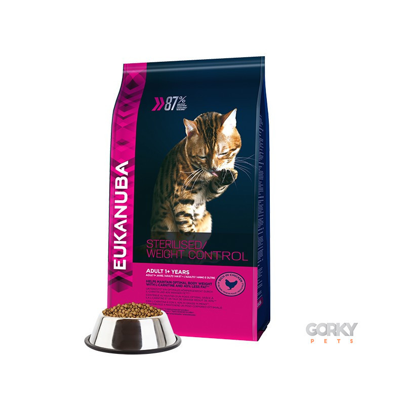Eukanuba Cat Adult Sterilised / Weight Control – Ração para Gatos Esterilizados