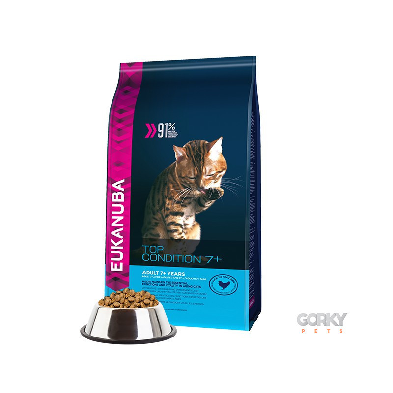 Eukanuba Cat Senior Top Condition 7+ – Ração para Gatos Sénior