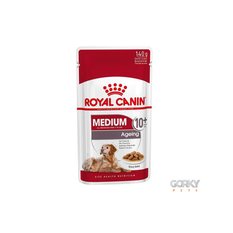 Royal Canin Medium Ageing 10+ Saquetas | Alimento Húmido Sénior