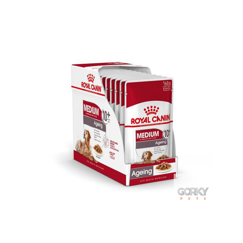 Royal Canin Medium Ageing 10+ Saquetas | Alimento Húmido Sénior