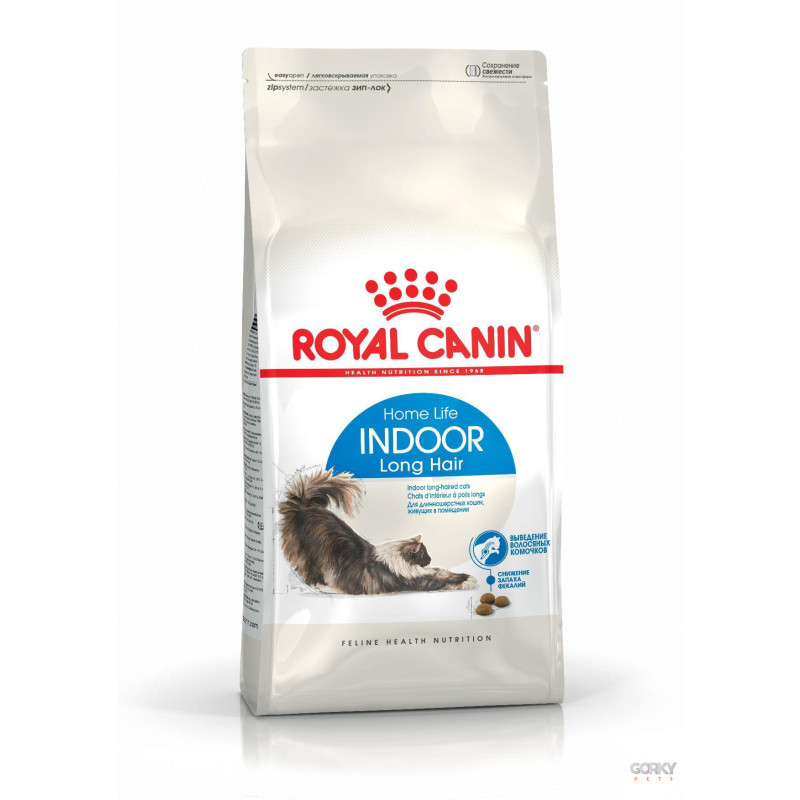 Royal Canin Indoor Long Hair – Ração Superpremium para Gatos de Interior