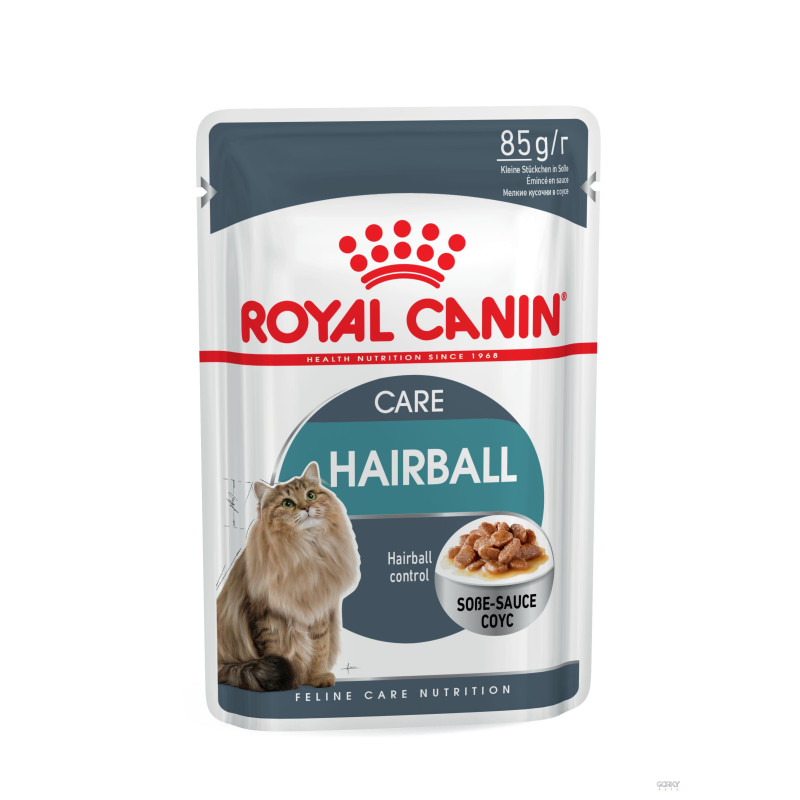 Royal Canin Hairball Care Gravy – Alimento Húmido Superpremium em Molho para Gatos Adultos