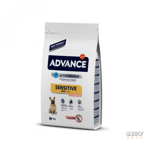 Advance Dog Mini Sensitive – Salmão & Arroz | Ração Monoproteica para Digestão Sensível