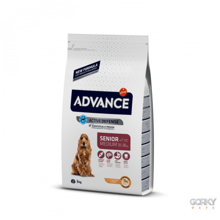 Advance Dog Medium Senior 7+ – Frango & Arroz | Vitalidade Sénior Raças Médias