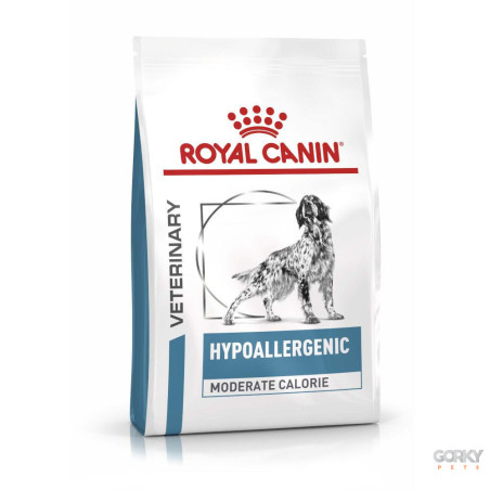 Royal Canin Veterinary Hypoallergenic Moderate Calorie - Ração seca hipoalergénica e baixa em calorias para cães adultos