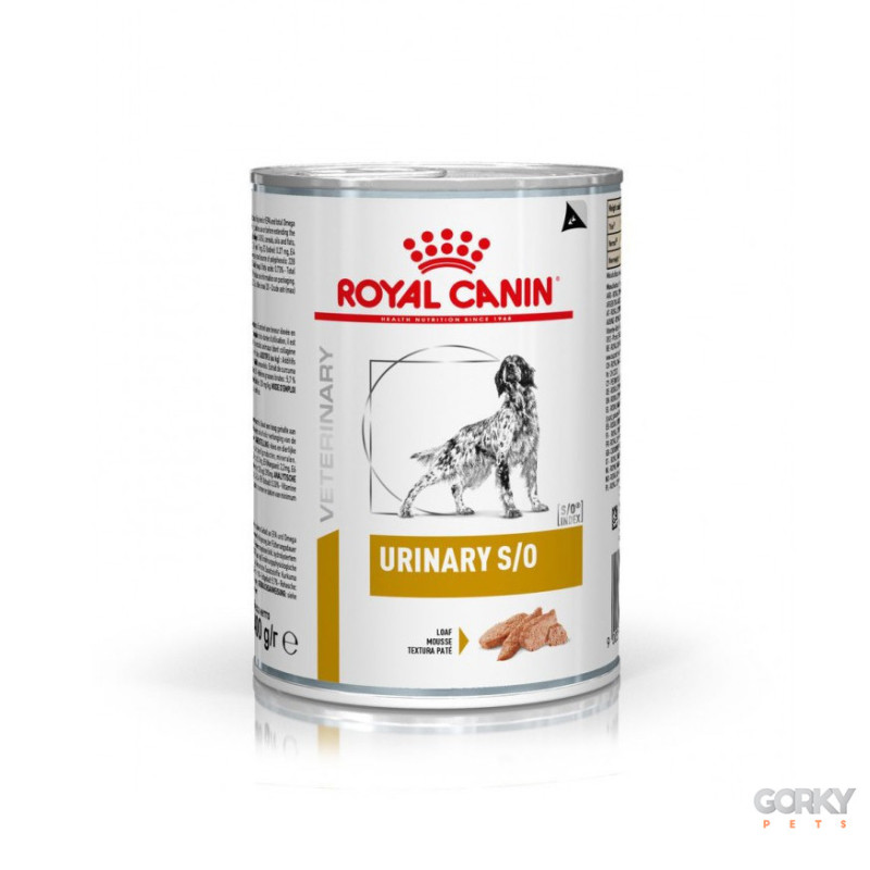 Royal Canin VET DIET Dog Urinary S/O Patê - Ração Húmida Veterinária para Saúde Urinária