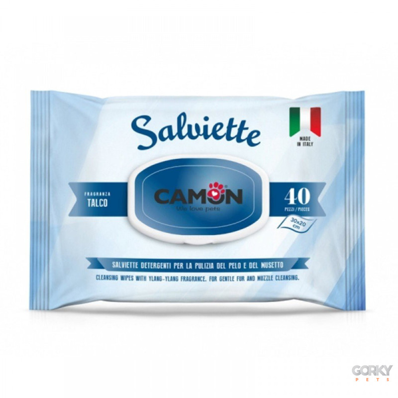 CAMON - Toalhitas Desinfectantes Talco | GORKY PETS