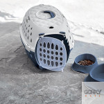 Transportadora TRAVEL CHIC Salmão e Creme - Stefanplast | GORKY PETS