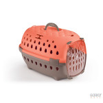 Transportadora TRAVEL CHIC Salmão e Creme - Stefanplast | GORKY PETS