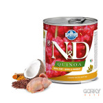 N&D Quinoa Skin & Coat Quail & Coconut – Alimento Húmido
