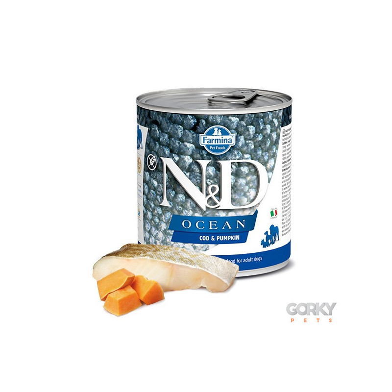 N&D Ocean Dog Adult Cod & Pumpkin Wet Food | Alimento Húmido