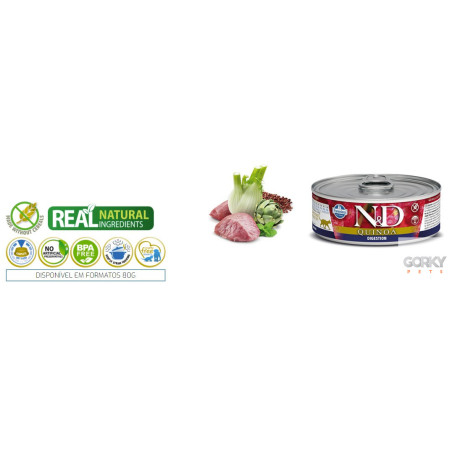 Farmina N&D Quinoa Digestion – Comida Húmida Dietética para Gatos Adultos