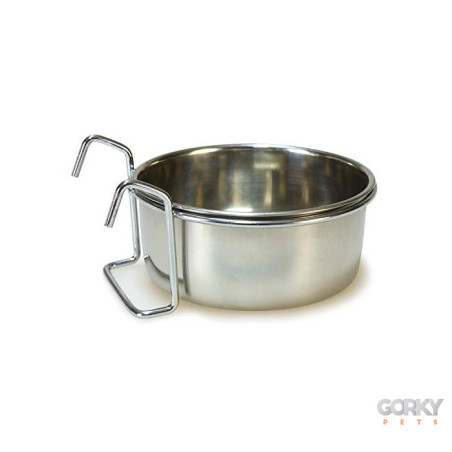 Comedouro/Bebedouro p/ Aves em Inox