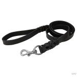 Trela de Couro Entrelaçada - GP Acessórios