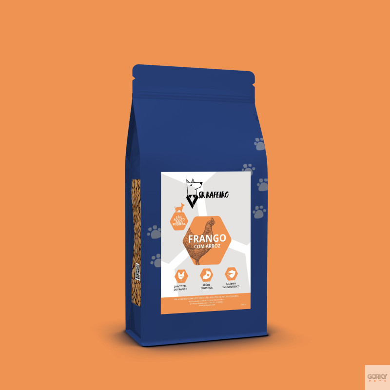 Sr. Rafeiro Superpremium Adulto Mini Frango & Arroz | GORKY PETS