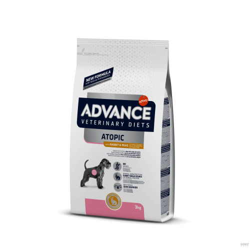 Advance Veterinary Diets Dog Atopic – Ração Hipoalergénica de Coelho e Ervilhas para Cães Adultos