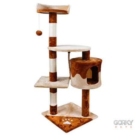 Arranhador c/ Refúgio e 4 Plataformas 115.5cm | GORKY PETS
