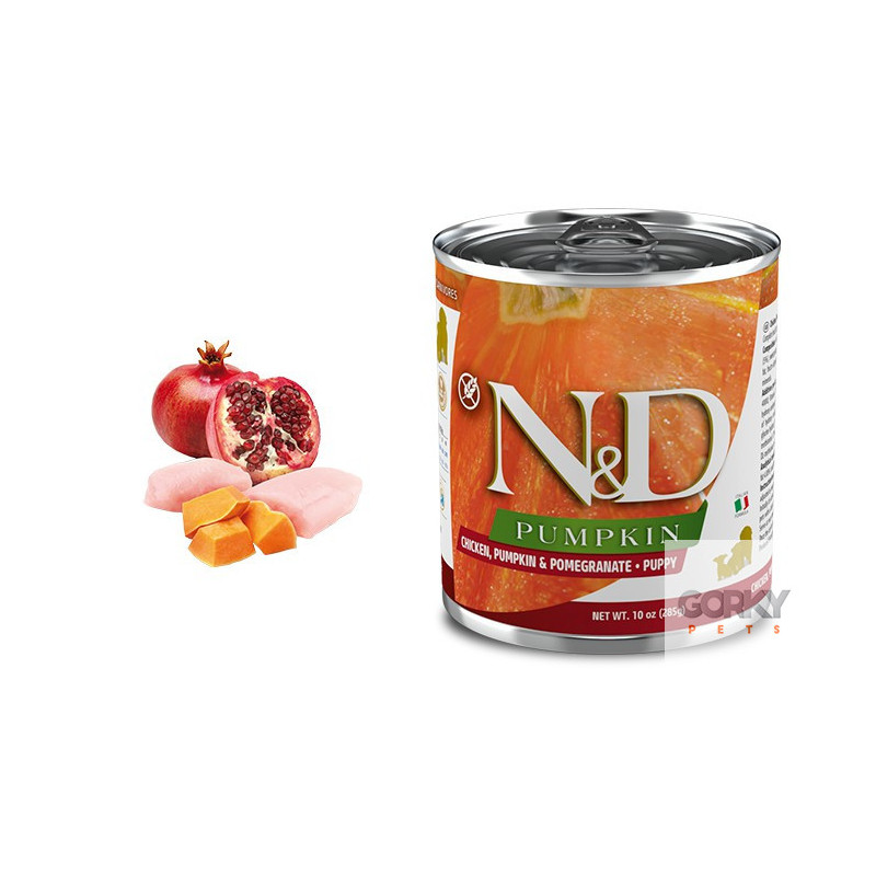 N&D Chicken, Pumpkin & Pomegranate Puppy Wet Food | Alimento Húmido Natural para Cachorros