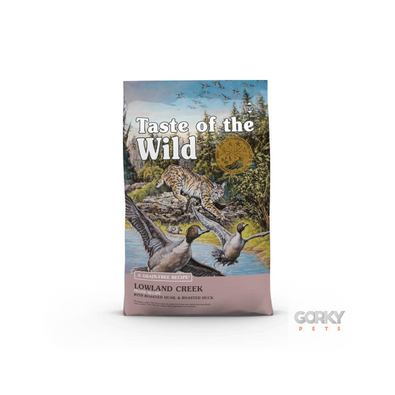 Taste of the Wild Feline Lowland Creek Codorniz & Pato | Ração Gato