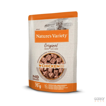 Nature’s Variety Cat patê Frango – Alimento Húmido Grain Free para Gatos Adultos