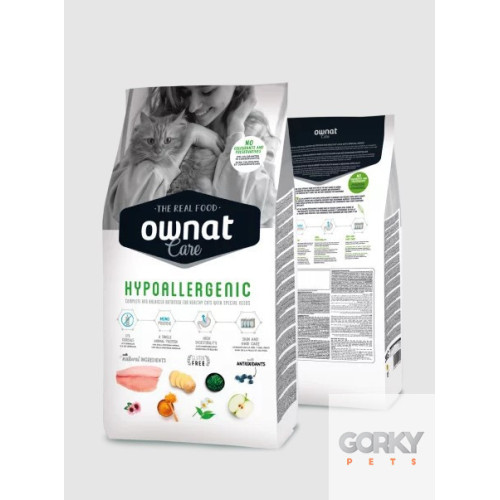 Ownat Cat Care Hypoallergenic – Ração hipoalergénica para gatos