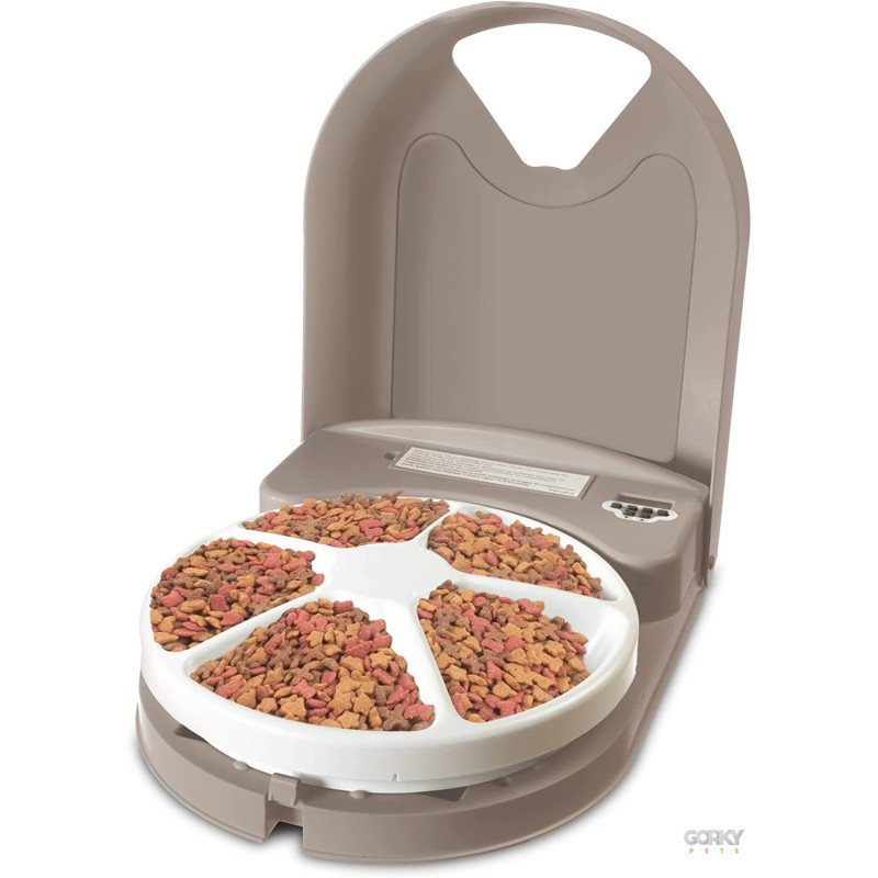 PETSAFE Automatic 5 Meal Pet Feeder| GORKY PETS