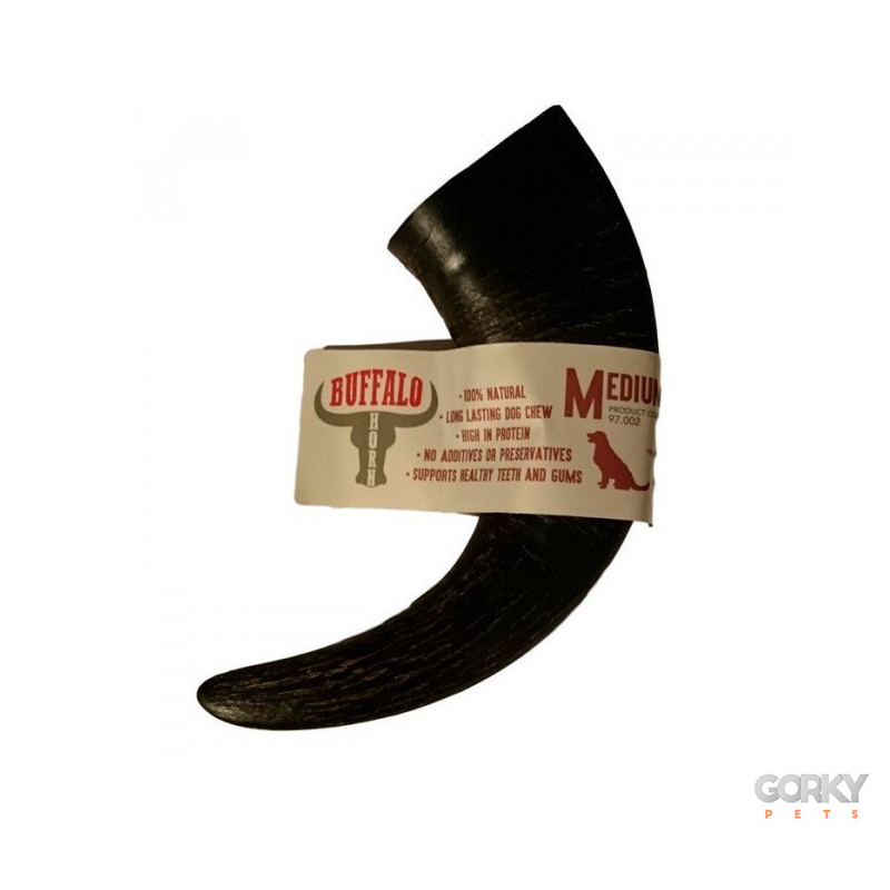 Corno Búfalo 100% Natural - HIGHLAND DOG CHEWS | GORKY PETS