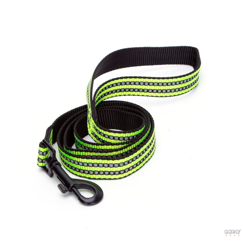 Trela de Nylon Reflectora Neon - GP Acessórios | GORKY PETS