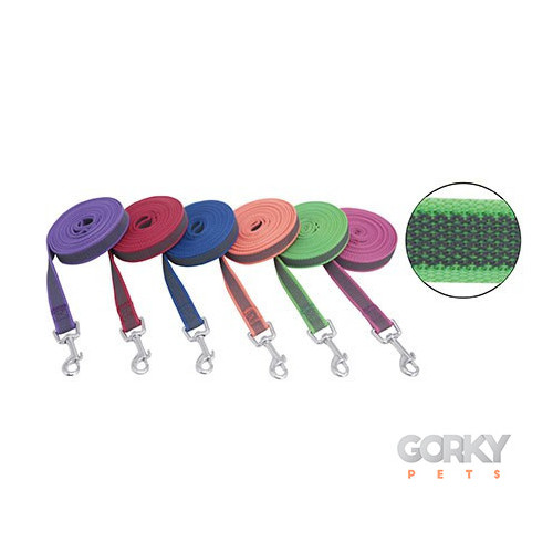 Guia de treino c/ Borracha 5m, 10m e 15metros | GORKY PETS