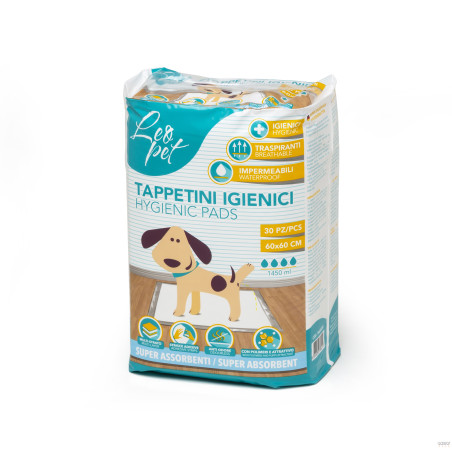 LEOPET - Resguardos de Treino 60x60cm 30unidades | GORKY PETS