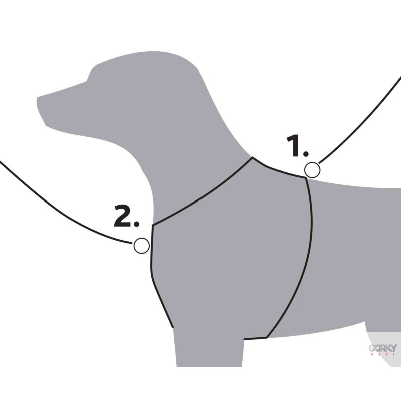 TRIXIE - Peitoral Premium TREKKING Ajustável | GORKY PETS