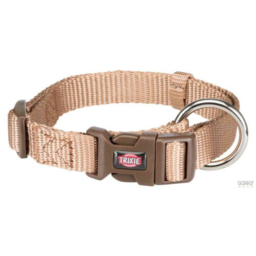 TRIXIE - Coleira Premium Ajustável Caramelo em Fita | GORKY PETS