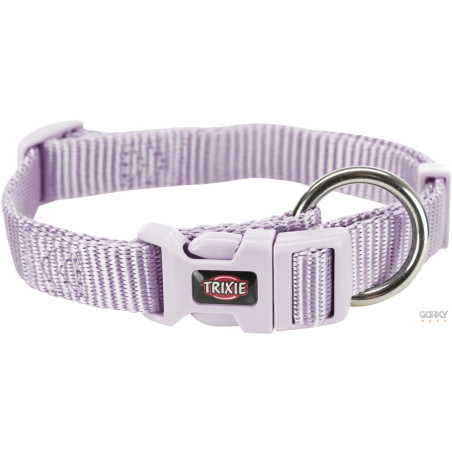 TRIXIE - Coleira Premium Ajustável Lilás em Fita | GORKY PETS