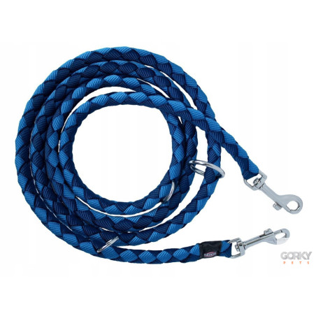 TRIXIE - Trela de Treino CAVO Multifunções Azul | GORKY PETS