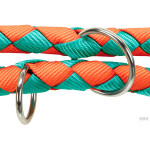 TRIXIE - Trela de Treino CAVO Multifunções Papaia/Turquesa | GORKY PETS