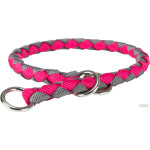TRIXIE - Coleira Cavo Semi-Estranguladora Fuchsia/Grafite | GORKY PETS