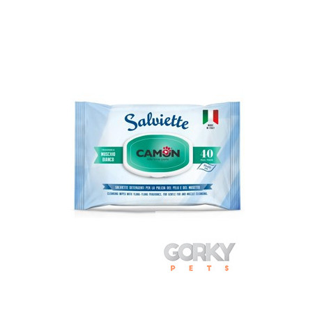CAMON - Toalhitas Húmidas Musgo Branco | GORKY PETS