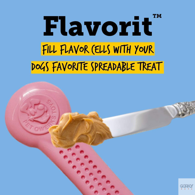 Pet Qwerks Flavorit Brinquedo c/ sabor a Batata Doce | GORKY PETS