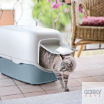 Stefanplast CATHY Bege e Castanho - Caixa de Areia para Gato | GORKY PETS