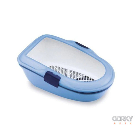 Stefanplast FURBA CHIC Azul - Caixa de Areia para Gato | GORKY PETS