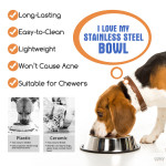 Tigela Anti-Derrapante em Inox | GORKY PETS